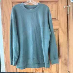 Men's Crewneck Sweatshirt in Teal Green